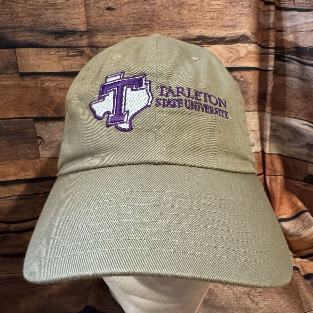 Tarleton State University Hat Nike Heritage86 Khaki Tan Texans NCAA Strap Cap